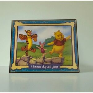 Disney Winnie the Pooh Framed Wall Art Kids 20x16 Tigger Piglet Nursery Decor